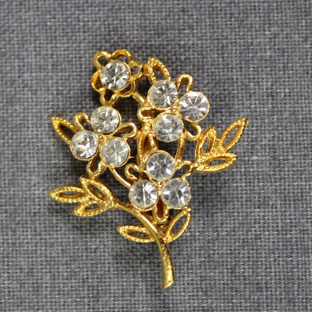 Rhinestone Brooch